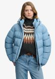 Superdry Dames Sportieve Capuchon Pufferjas - Polyester - Blauw