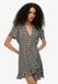 Superdry Mini-wikkeljurk met print en korte mouwen - Dames - Viscose - UK8-EU36 - Lente/Zomer 2025 - Ronnie Geo Mono