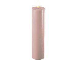 Led kaars 5 x 20 cm Roze | Wax | Batterij | Deluxe Homeart
