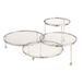 Wilton Cakes 'N More, 307-859, taartstandaard, 3 etages, chroom, van 10 cm tot 19,6 cm, standaard