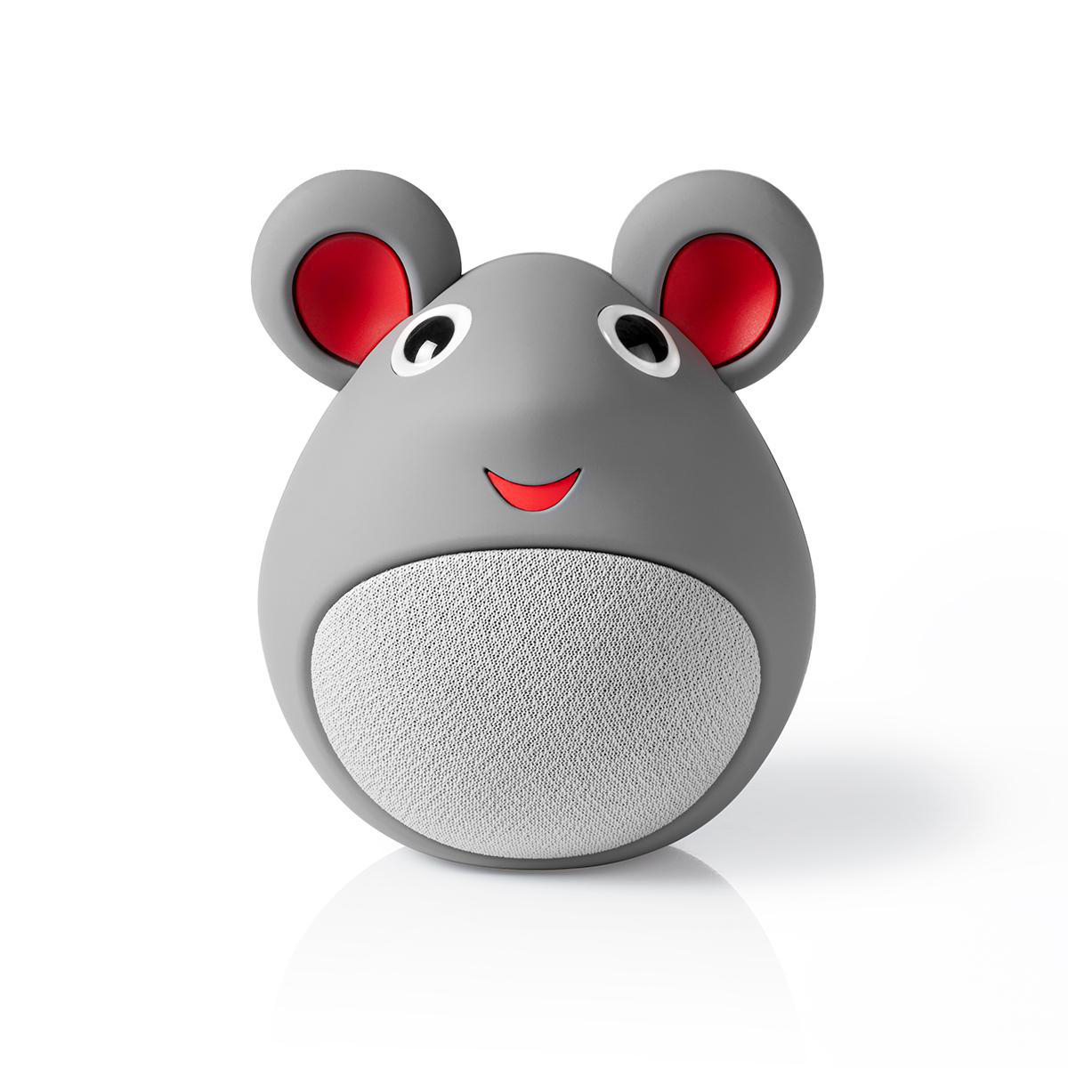 Nedis Animaticks Melody Mouse grijs