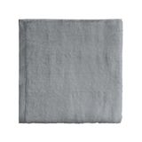 Essix - Aqua - Effen katoenen badhanddoek 55 x 100 cm - Zilvergrijs