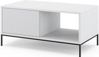 Vicco Eliza Salontafel – 90 x 50 cm met één lade Wit