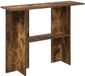 vidaXL Wandtafel Gerookt eiken 100 x 30 x 75 cm Bewerkt hout