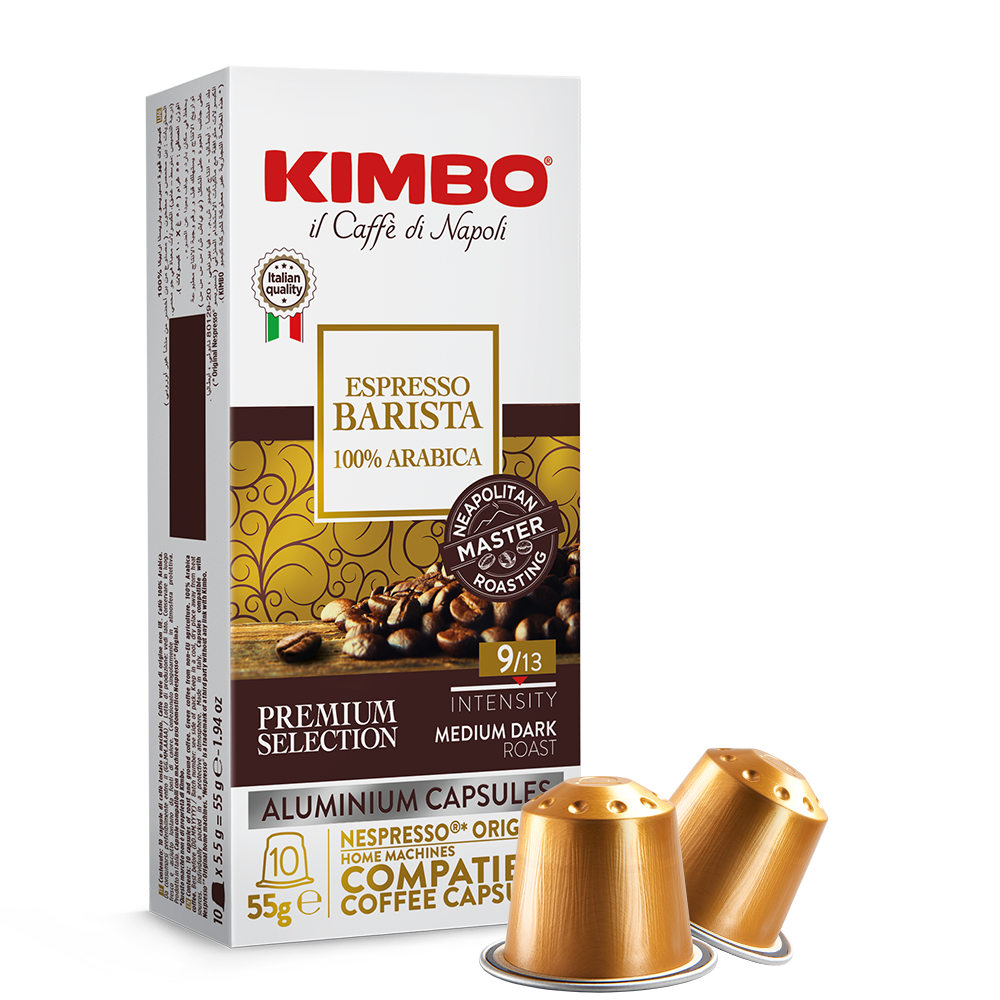 Kimbo Espresso Barista - 10 koffiecups