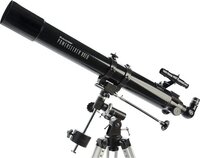 Celestron Power Seeker 80EQ Telescope - Reflector - Equatorial Mount - Black
