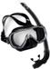 Cressi Onda & Mexico Pro Schnorchelset Schwarz