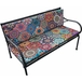 Bertoni Coussin d'assise imperméable pour banc de jardin 120 x 80 cm, Valencia, amovible, pour l'extérieur