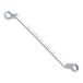 Unior 180/1 600527 dubbele ringsleutel, diep gebogen 21 x 23, zwart, 21x23