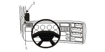 Brodit ProClip - 803675 - Zwart