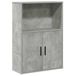 vidaXL Boekenkast - 60x24x85 cm - Bewerkt Hout - Betongrijs