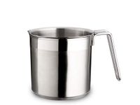 Weis 18455 melkpan met sandwichbodem 1000 ml, roestvrij staal, zilver
