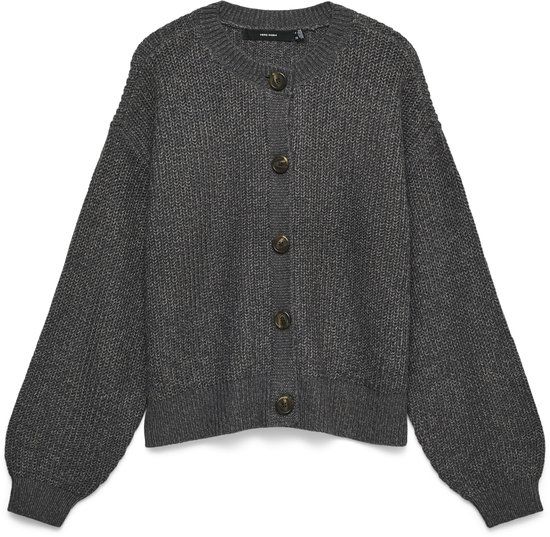 VERO MODA VMLEA LS O-NECK CARDIGAN NOOS Dames Vest - Maat M