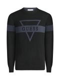 GUESS Trui 'MARK' saffier / zwart