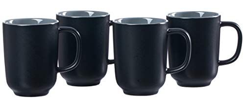 RITZENHOFF & BREKER Koffiemokken Jasper - 4-delig - zwart - aardewerk