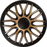 J-Tec Orden Wieldoppenset 13 inch - Zwart/Goud (4-delig)