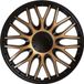 J-Tec Orden Wieldoppenset 13 inch - Zwart/Goud (4-delig)
