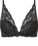 Calvin Klein Seductive Comfort Plunge Bra - Kant - Zwart - 65B