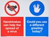 Handshakes helpen verspreiden van een virus gebruik vulkaan groet in plaats daarvan