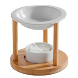 Athena Geurbrander – serie Simplicity – CraftAroma – eenvoudige aromatherapie – afneembare elementen – creatief doe-het-zelf object – modern interieur – geurende smeltbrander – 50 ml – H 12 cm –