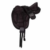 Pagony Boomloos Suede Zadel - 15 Inch - Zwart