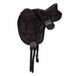 Pagony Boomloos Suede Zadel - 15 Inch - Zwart