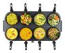 FRITEL Gourmet Wok Pancake GWP 2560 - Wokpan Raclette / Tafelgrill - 8 Personen - Zwart