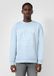 QS s.Oliver QS Sweatshirt Lichtblauw Katoen Maat L