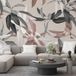 Papier peint panoramique feuilles tropicales - 130 cm X 73 cm