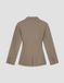 Olaf - Blazer asymétrique en lin Taupe W240506