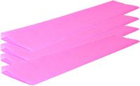 Haza papier crêpé feuilles plates - 4x - Fuchsia - 250 x 50 cm