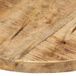 Plateau de table rond en manguier massif 25-27 mm 50 cm