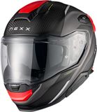 Nexx X.TR Rush Carbon Helm - Zwart/Rood - XL