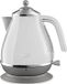 DeLonghi Icona Capitals Bouilloire, 1,7 litre, acier inoxydable, blanc