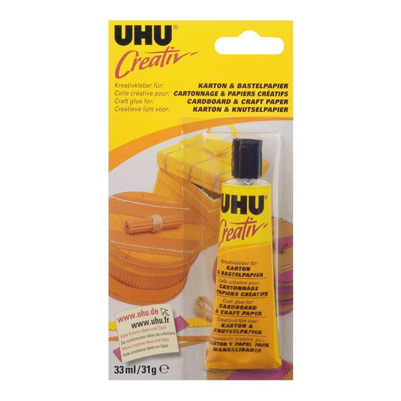 UHU Speciale Lijm Creativ Voor Karton En De Bouw Van Papier 33 ml