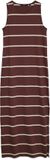 VERO MODA VMDINA SL O-NECK ANKLE DRESS JRS GA Maxi jurk Dames M Katoen Gestreept Mouwloos Ronde hals