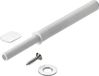 Blum set TIP-ON réglable - long - blanc soie - 956A1004