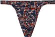 HOM G-String Malcom Zwart/Rood Gemeleerd Heren M