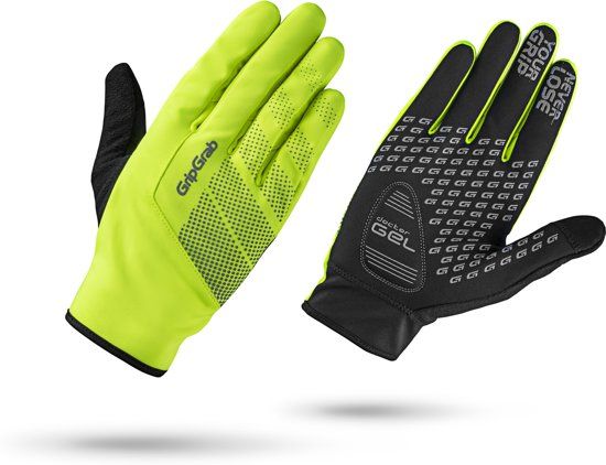 GripGrab Ride Hi-Vis Windproof Fietshandschoenen - Maat L - Geel
