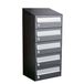Allux Hive Set 1-Breed, 5-Hoog Met Dak Antraciet