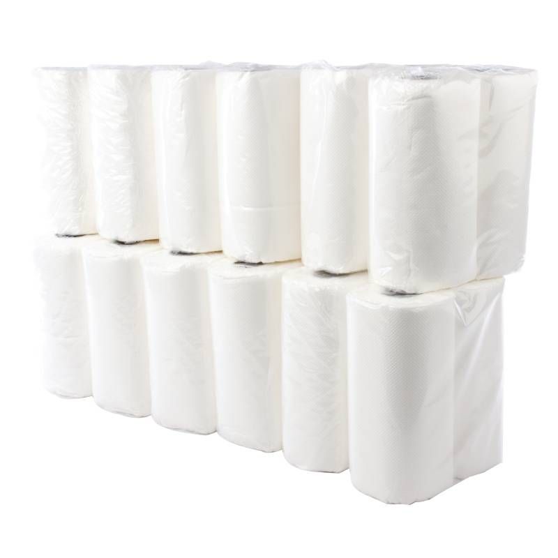 Jantex Keukenrol Wit | 2-laags | 24 Rollen x 10m