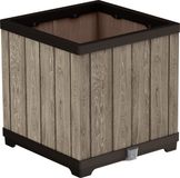 Keter Signature Plantenbak - Vierkant - 45,5x45,5x45,5cm - Ashwood
