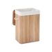 Songmics Panier à linge en bambou - 72L - Pliable - Avec couvercle - 40 x 30 x 60 cm - Naturel