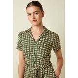 King Louie midi jurk groen