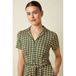 King Louie midi jurk groen