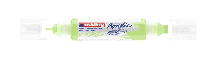 Edding Acryl 3D Double Liner - 5400-917 - wit, groen