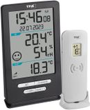 TFA Dostmann Funk-Thermometer XENA HOME 30.3074.10 Draadloze thermometer digitaal Antraciet