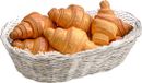 Kesper Brood/fruit mandje - gevlochten kunststof - lichtgrijs - ovaal - L24 x B20 x H6 cm