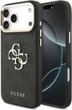 Guess Backcover hoesje voor Apple iPhone 18 Pro Max - Zwart