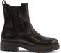 Lazamani Nola Dames Chelsea Boots Leer Zwart Maat 37